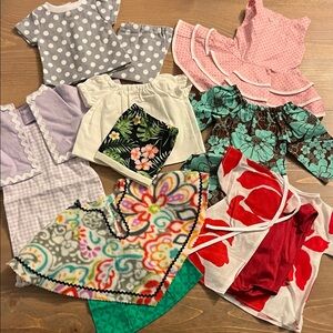 Lot of Handmade Doll Clothes for 18” Doll